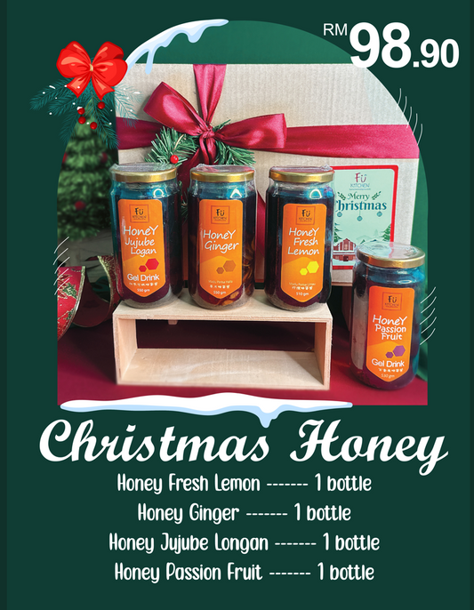 Christmas Honey Gift Set Only RM98.90- Free Woody Spoon!