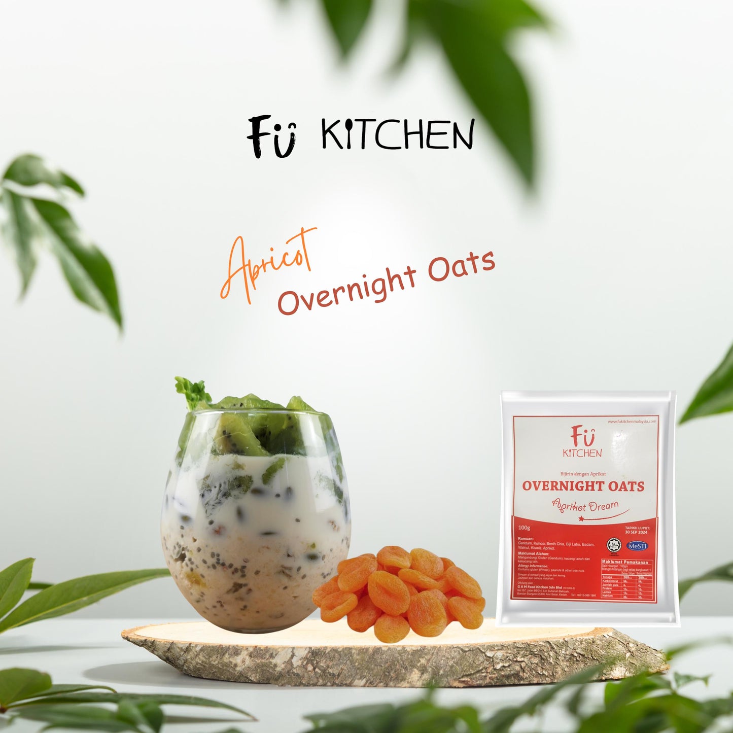 Overnight Oats Apricot Dreams Value Pack (3 pax inside)