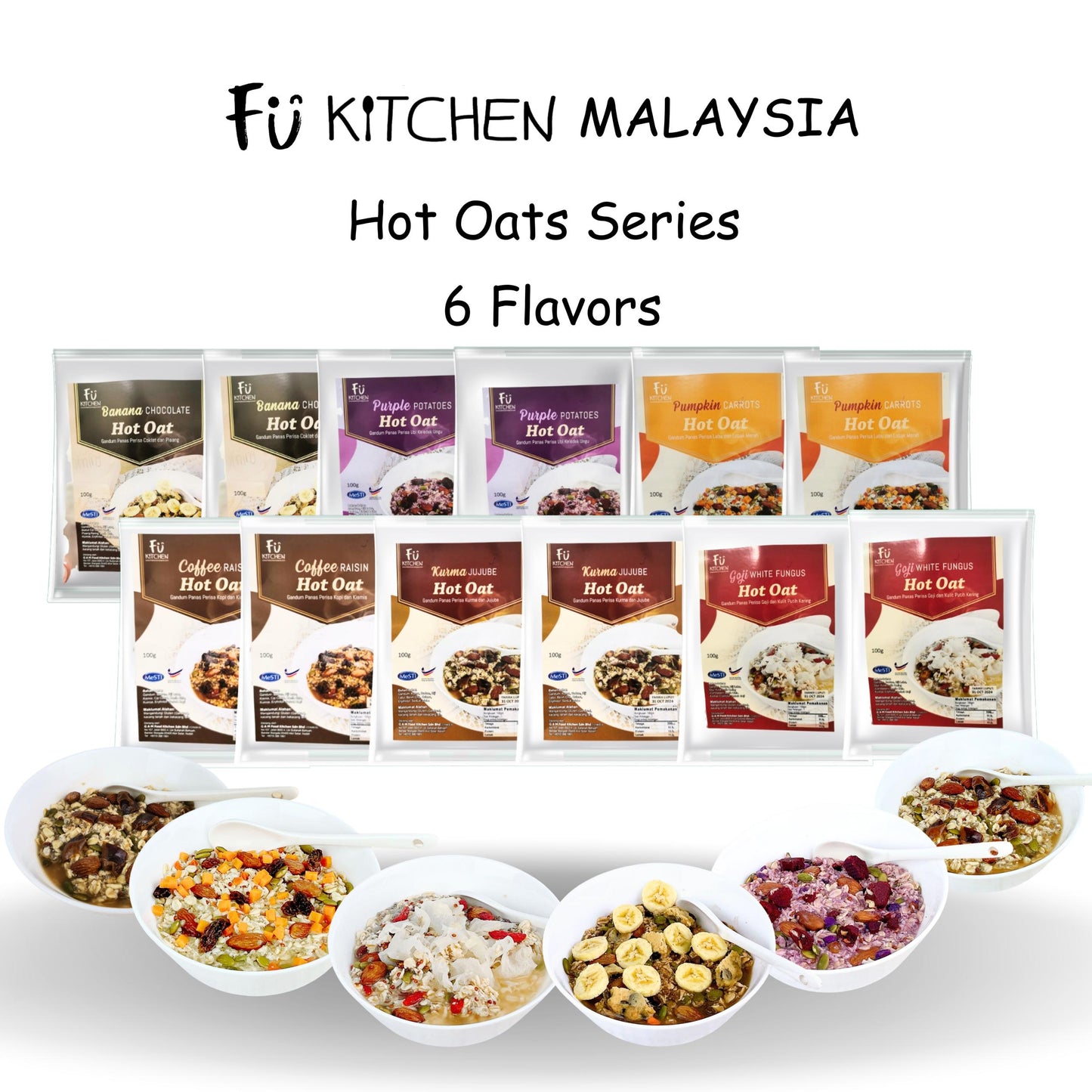 Hot Oats Super Value Set (24 Units) - FREE Gift!