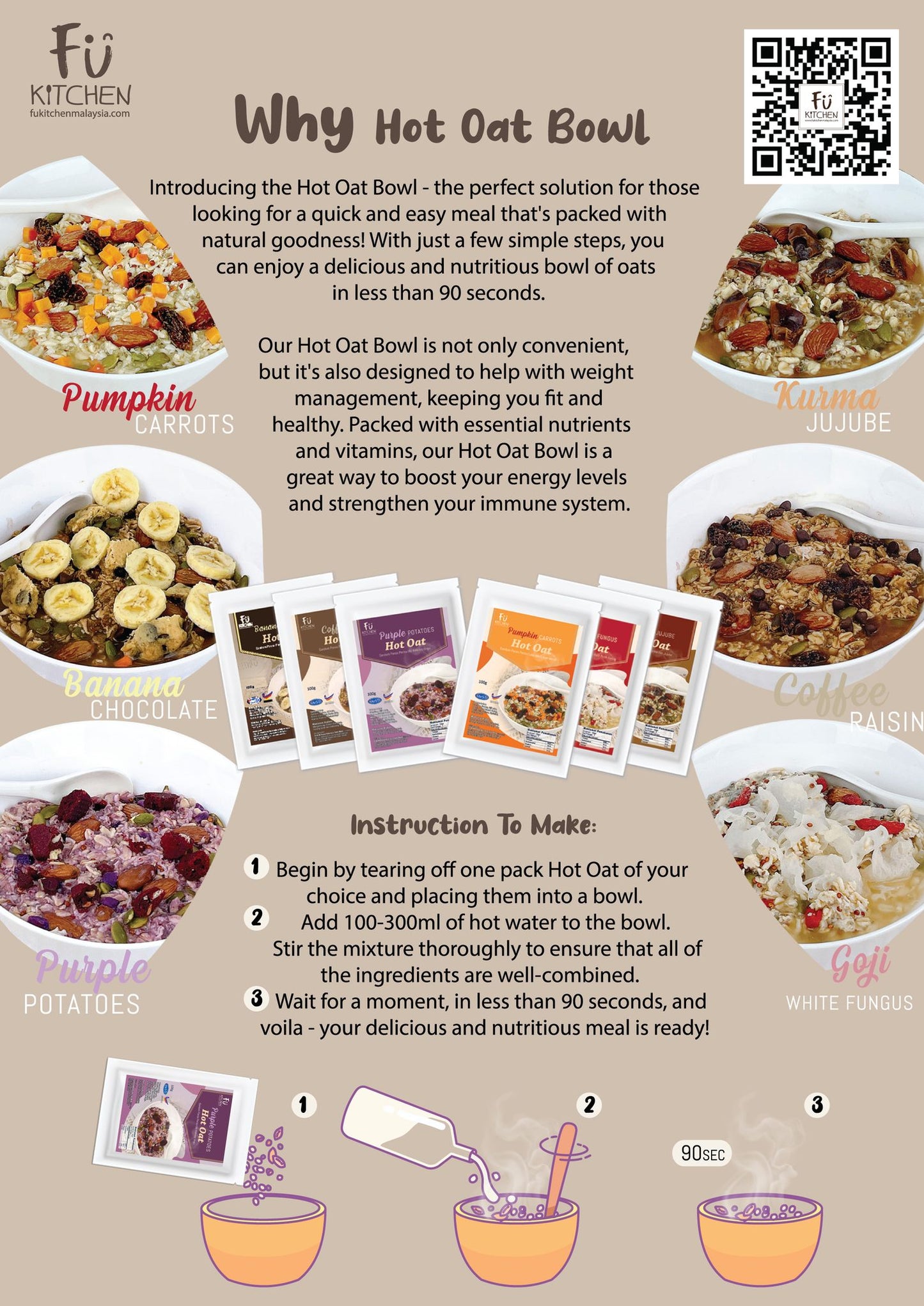 Hot Oats Super Value Set (24 Units) - FREE Gift!