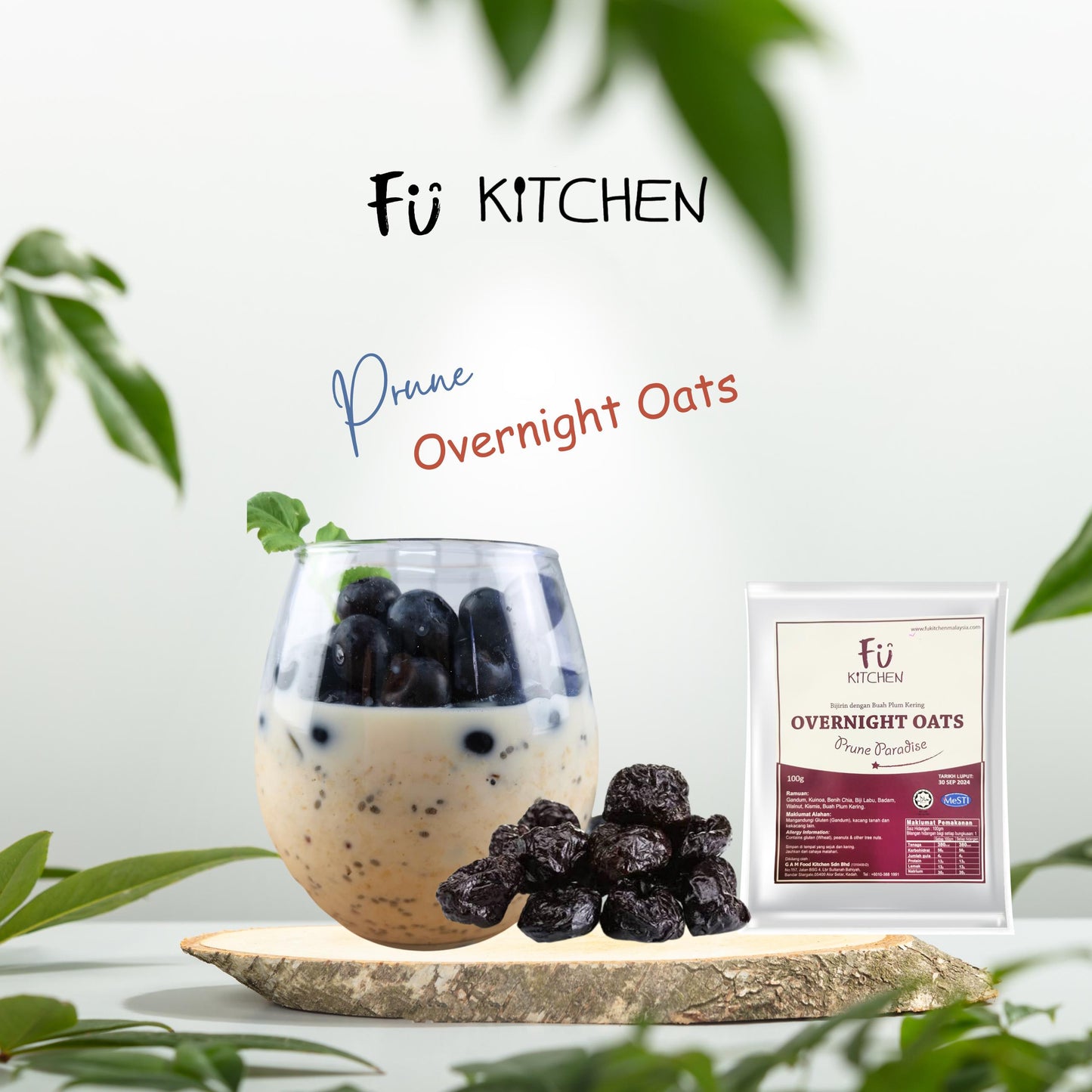 Overnight Oats Prunes Paradise Value Pack (3 pax inside)
