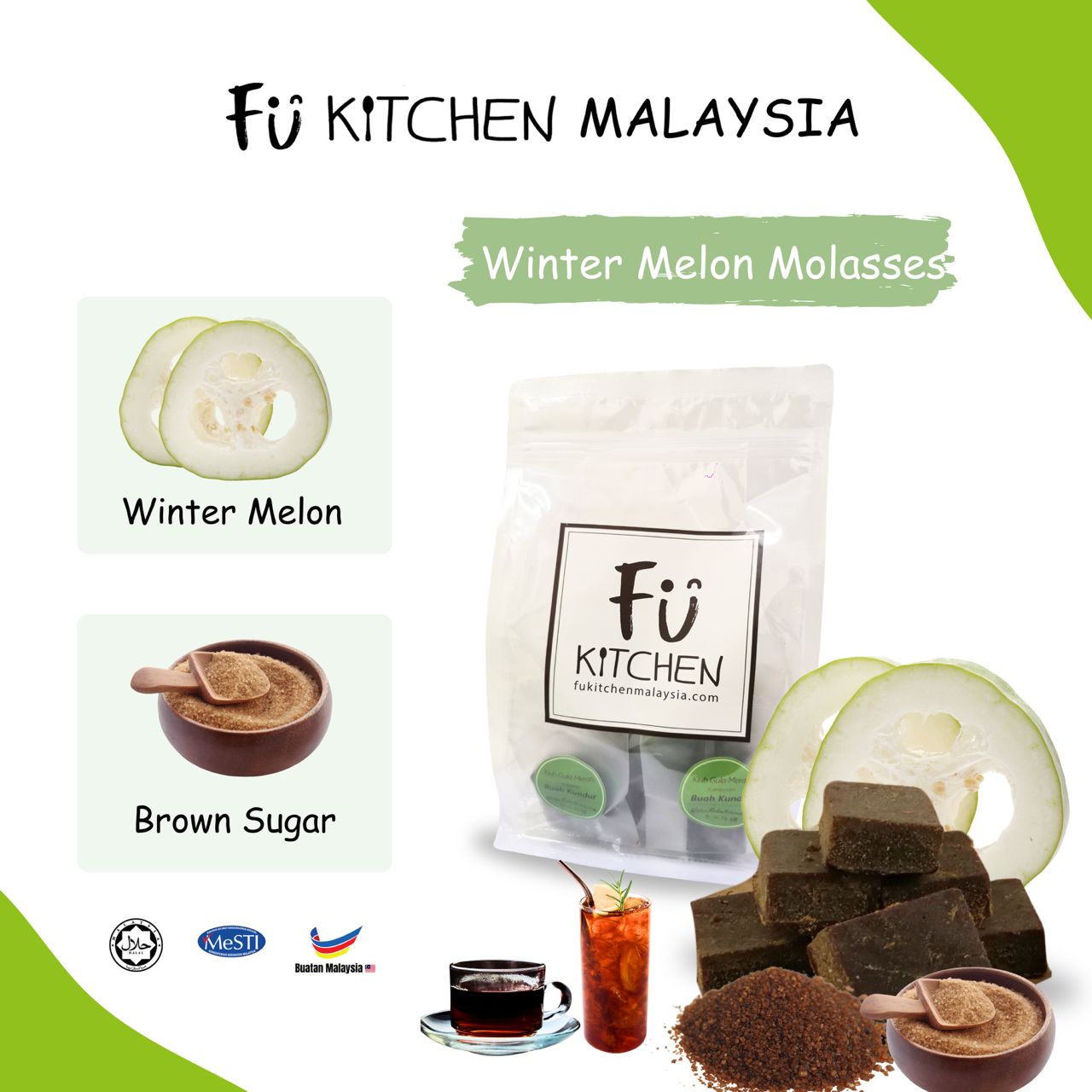 Winter Melon Molasses (10 Cubes)