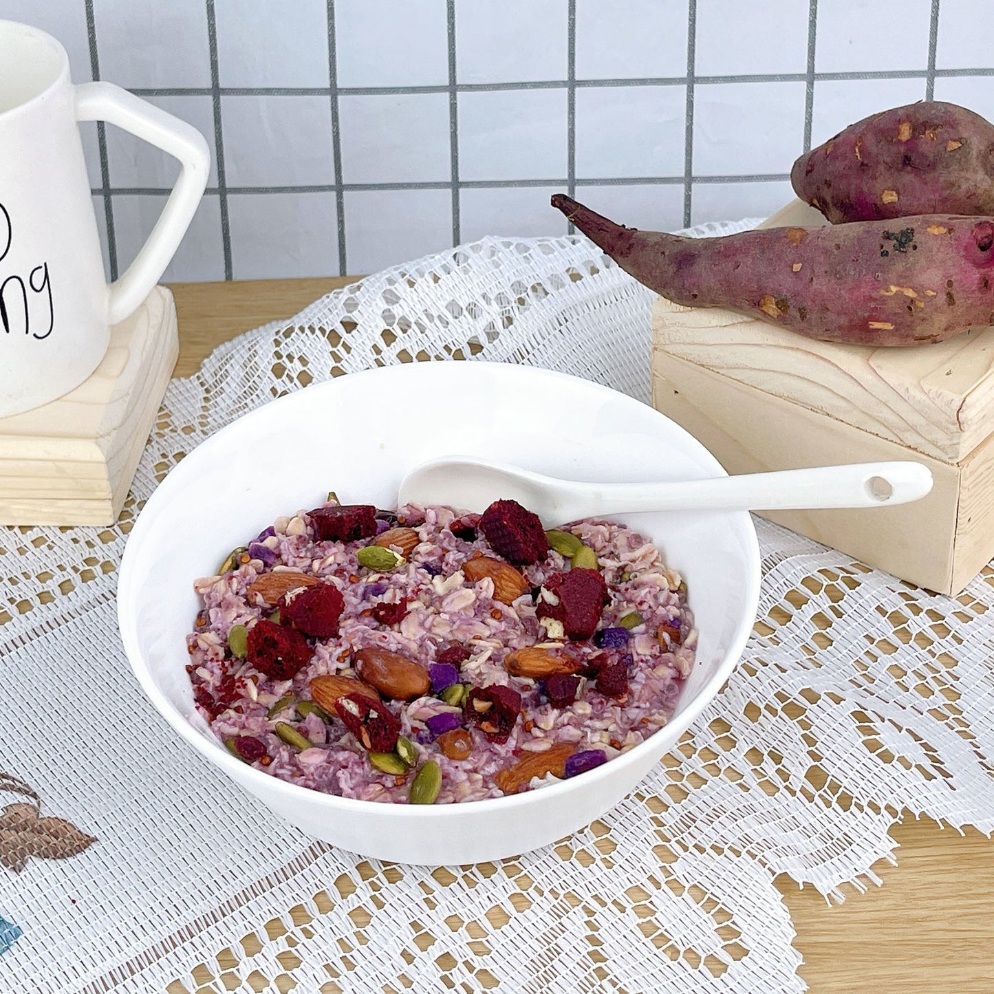 Newly Launched! Hot Oat Bowl-Purple Potatoes (3 Pax)