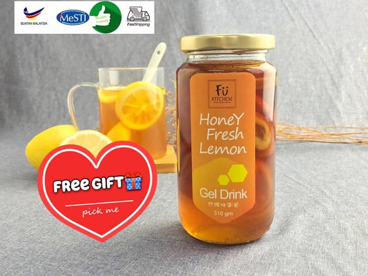 Fresh lemon honey gel