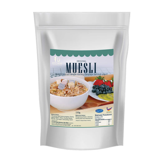 Original Muesli With Yogurt Cubes (150gm/60gm) - Fu Kitchen Malaysia
