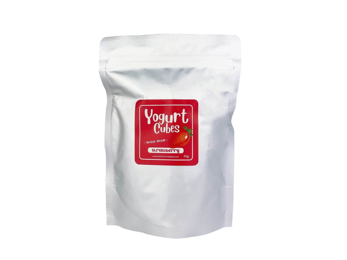 Strawberries Yogurt Cubes (Freeze-Dried) (45g) - Fu Kitchen Malaysia