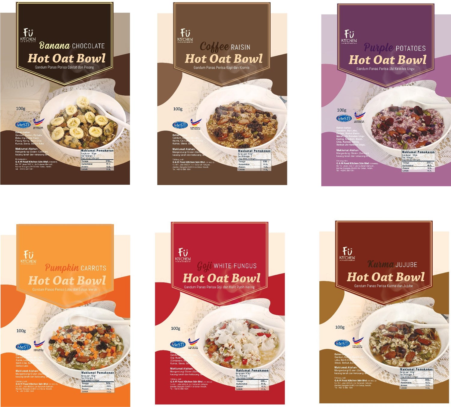 Hot Oat Bowl Collection