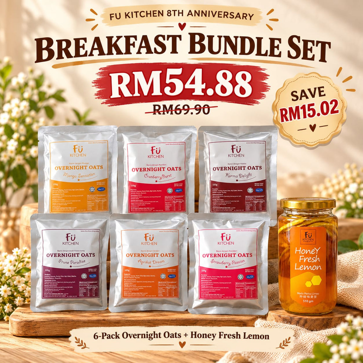 Breakfast Bundle Set – 6 Pack