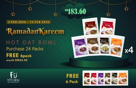 Hot Oats Ramadan Value Set (24 Units) - FREE 6 Pack!