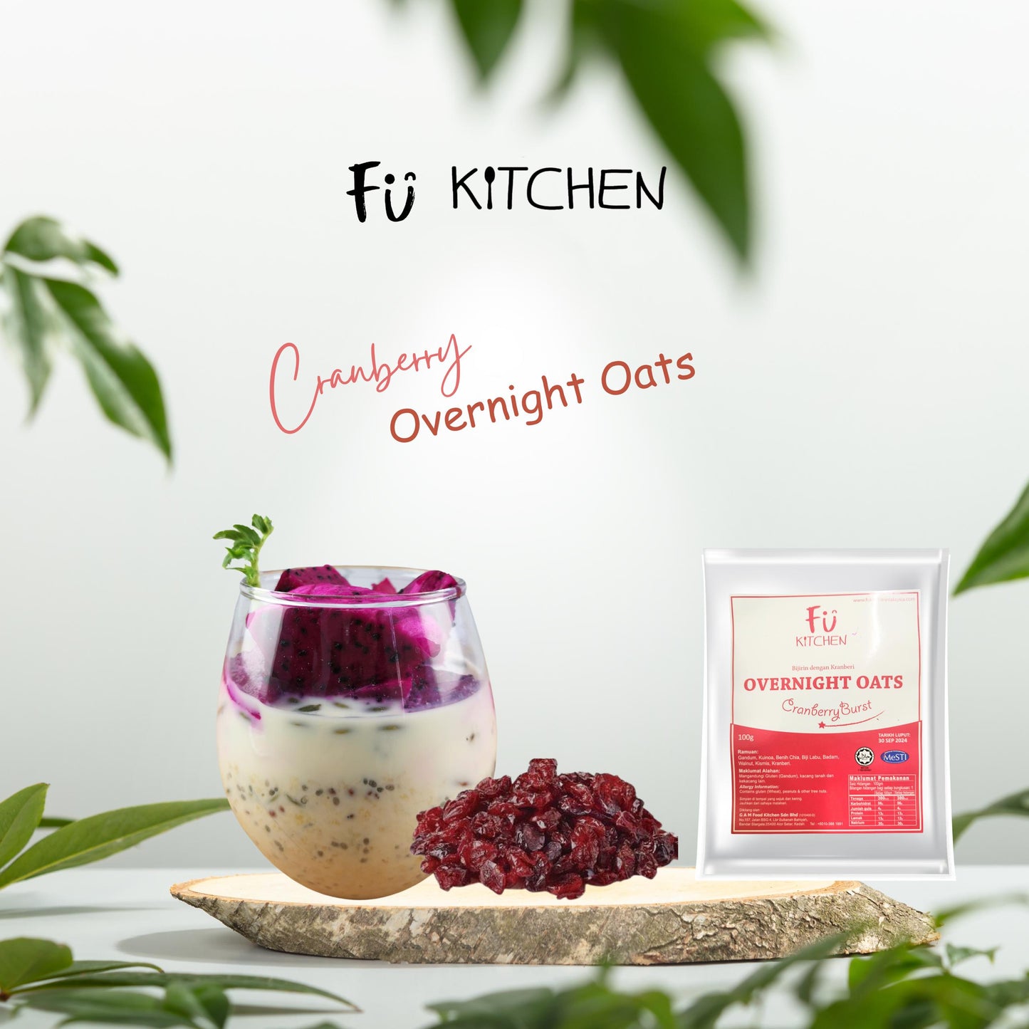 Overnight Oats Cranberry Burst Value Pack (3 pax inside)