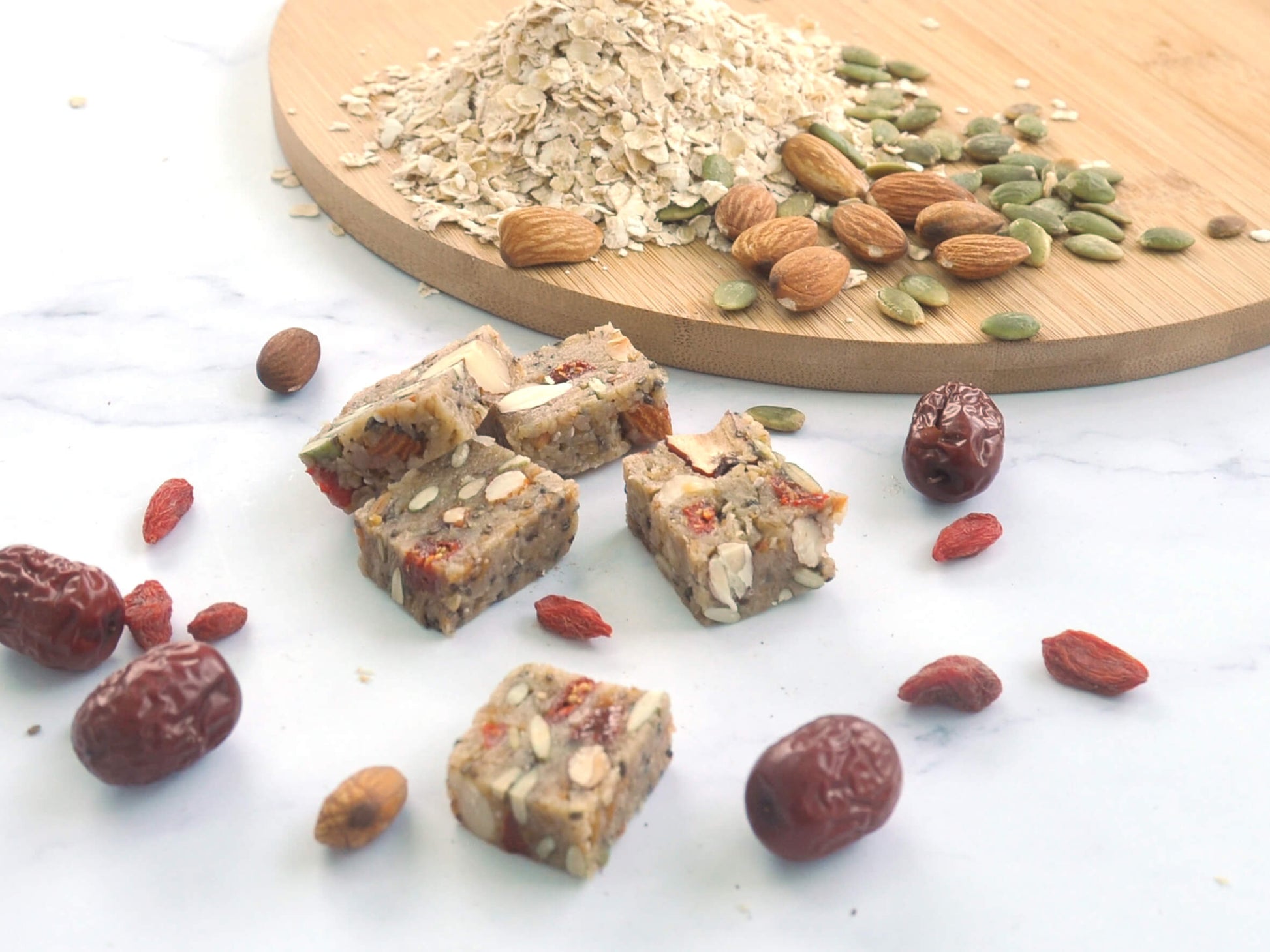Goji & Jujube Granola Oat Nougats (60g) - Fu Kitchen Malaysia
