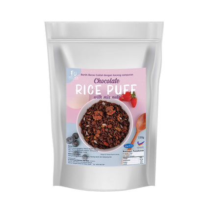 Chocolate Rice Puff Cereal (150gm/60gm) - Fu Kitchen Malaysia