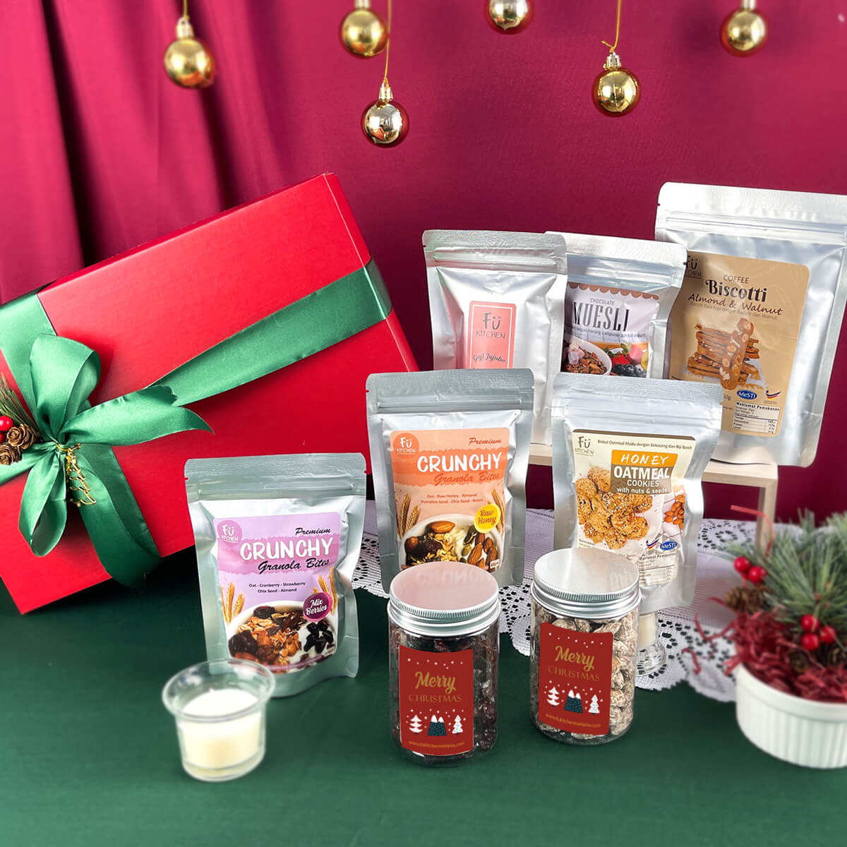 Ultimate Healhty Snacky Christmas Gift Set